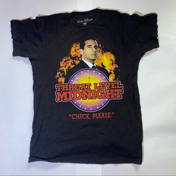 Threat Level Midnight The Office T-shirt - Picture 1 of 2